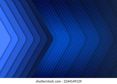 Abstract blue color wave background. Color composition of hexsagonal shapes