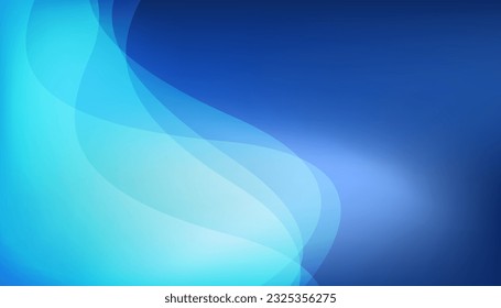 Resumen de forma de onda de color azul forma de fondo transparente vector