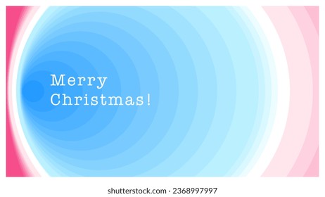 Abstract Blue Colorful Circles Vector Background. Geometric rounded shapes in minimal modern style. Vector illustration template for Christmas and Winter Holidays Design.
