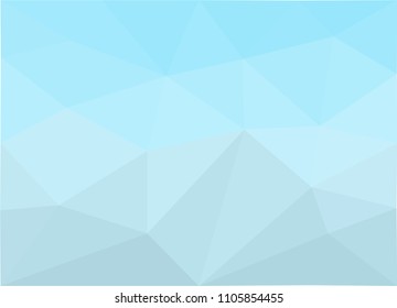 abstract blue colorful geometric background.low poly pattern vector