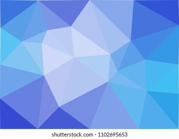 abstract blue colorful geometric background.polygon pattern vector