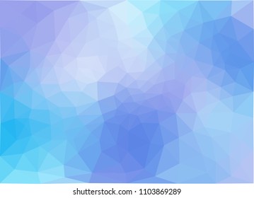 abstract blue colorful geometric background.polygon pattern vector