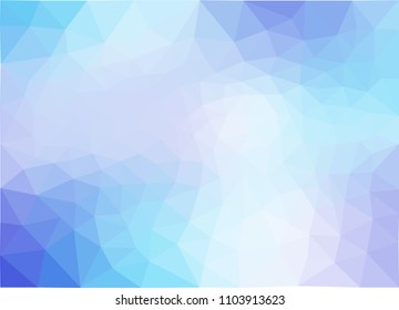 abstract blue colorful geometric background.polygon pattern vector
