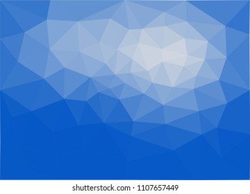 abstract blue  colorful geometric background.polygon origami pattern vector
