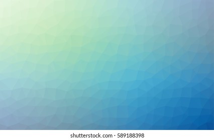 Abstract blue colorful lowploly of many triangles background for use in design. EPS10 vector