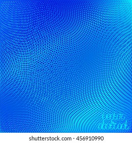Abstract Blue Colorful Pattern. Aqua Structural Texture Background. Vector Illustration