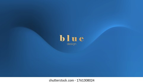 Abstract blue colorful vector background, color flow liquid wave for design brochure, website, flyer.