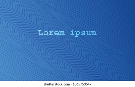 Abstract blue colors wave background.