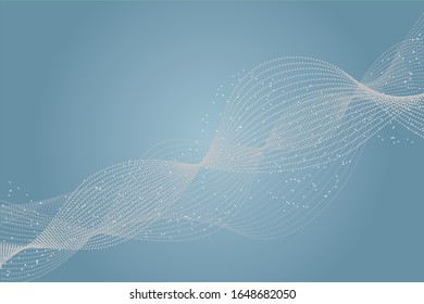 abstract in blue colors-vector image