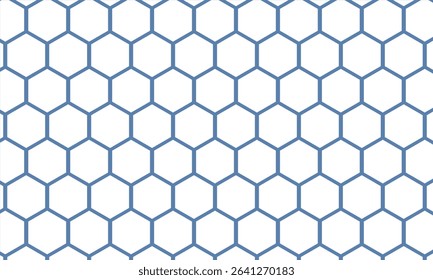 abstract blue colour geometric hexagon honeycomb pattern, Vector Illustration. with white background