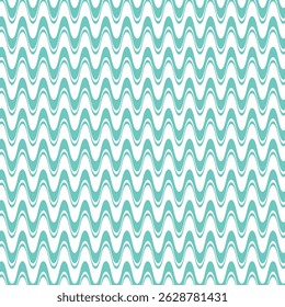  abstract blue colour seamless pattern with horizontal wavy stripes. Repeating background with waves. Stylish prin.