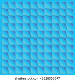 Abstract blue colour square shape Tile Grid and texture