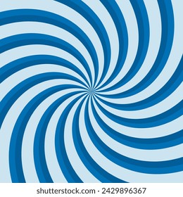 Abstract blue comic background zoom effect sunburst