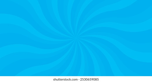Abstract blue comic zoom background vector illustration
