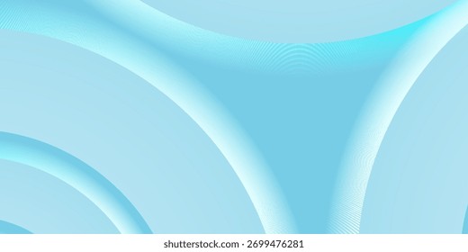 Abstract blue concentric circles with a 3D layered effect. Modern creative trendy design in vector EPS 10