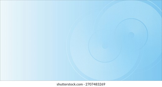 Fondo azul Abstractas de los círculos concéntricos con el patrón de la ondulación para el diseño digital