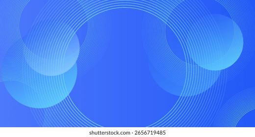Abstract blue concentric circles and lines, a vibrant and dynamic design. Great for backgrounds, prints, web graphics, and technology themes