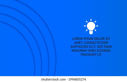 Abstract Blue Corporate Presentation Background With Lines
