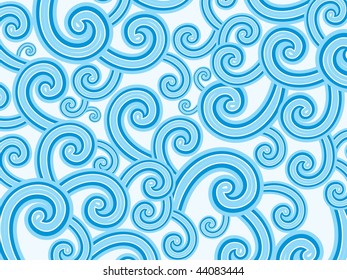 abstract blue creative artwork illustration