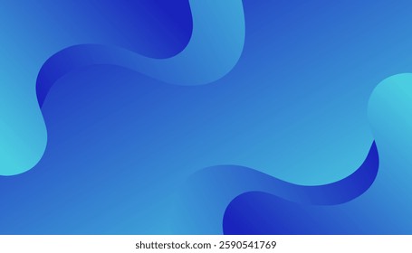 Abstract blue. Creative illustration for poster, web, landing, page, cover
