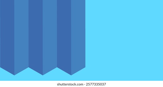 abstract blue cube background. blue abstarct background for banner wallpaper