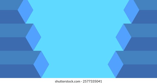 abstract blue cube background. blue abstarct background for banner wallpaper