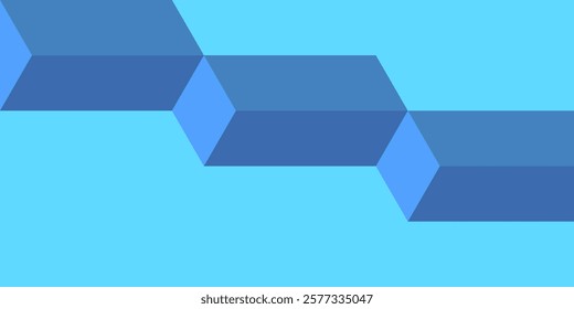 abstract blue cube background. blue abstarct background for banner wallpaper