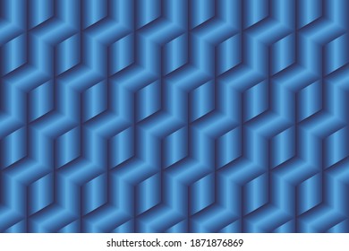 Abstract Blue cubes background - Illustration, 
Three dimensional vector