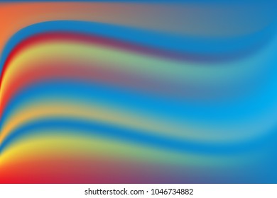 Abstract blue curve background with copy space for write text. Modern template design for cover, brochure, web banner and magazine.
