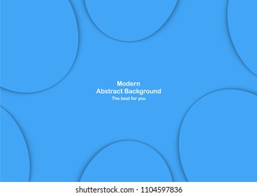 Abstract blue curve background with copy space for white text. Modern template design for cover, brochure, phone case, business presentation, education slide, web banner and magazine.