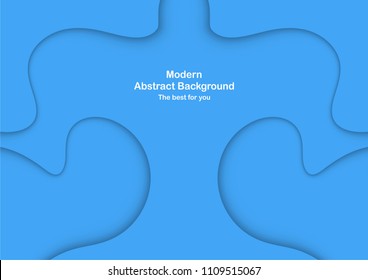 Abstract blue curve background with copy space for white text. Modern template design for cover, brochure, phone case, business presentation, education slide, web banner and magazine.