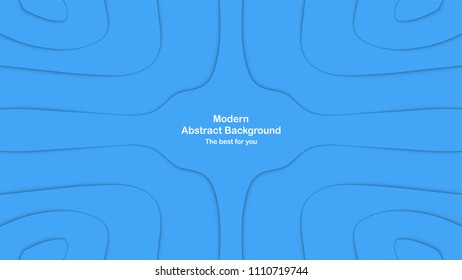 Abstract blue curve background with copy space for white text. Modern template design for cover, brochure, phone case, business presentation, education slide, web banner and magazine.