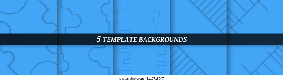 Abstract blue curve background with copy space for white text. Modern template design for cover, brochure, phone case, business presentation, education slide, web banner and magazine.