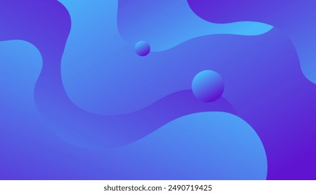 Abstractas fondo de curva azul. Ilustración creativa para póster, Web, aterrizaje, página, cubierta, EPS 10