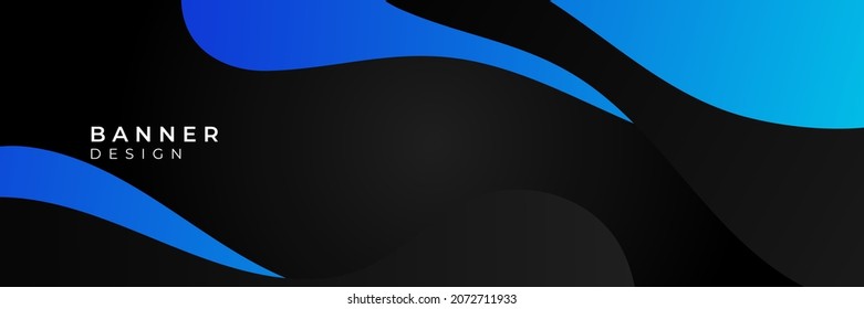 Abstract blue curve background for presentation design, business conference, corporate report, game background, technology poster and much more