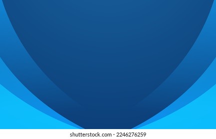 Abstract blue curve layer background. Vector illustration