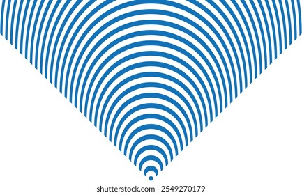 abstract blue curve line pattern background.