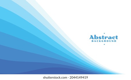 abstract blue curve lines background in different shades