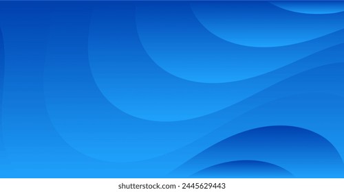 abstract blue curve modern background