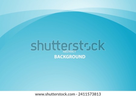 Abstract Blue Curve modern background with space for text and message. vector illustration