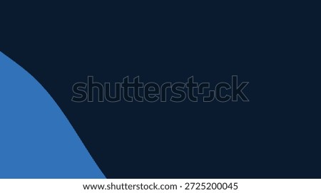 Abstract Blue Curve on Dark Background