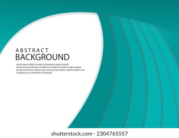 Abstrakte blaue Kurve Streifen Hintergrund, Vektorgrafik.