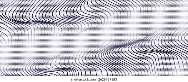 Abstractas fondo de líneas curvas azules. Líneas de curva de remolino. Patrón espiral. Diseño minimalista. Gráfico futurista moderno. Traje para el folleto, Anuncio, negocio, presentación, volante, Web, telón de fondo, Fondo de pantalla 