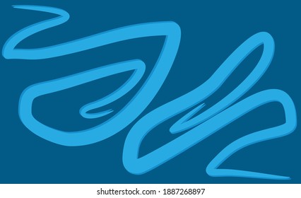 Fondo de forma curvada azul abstracto