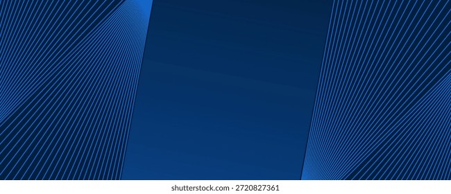 Abstractas curvas y líneas azules en obras de arte digitales. Adecuado para fondos, Diseño web, medios impresos y conceptos artísticos modernos.