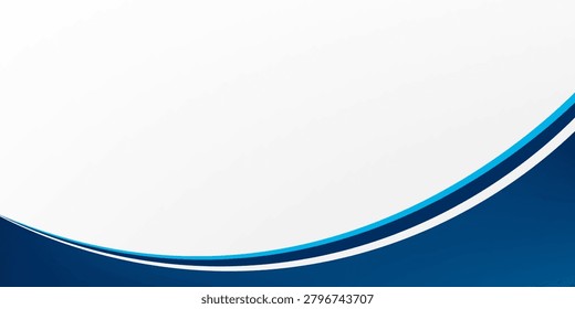 Abstract Blue Curves With White Arcs Over Gradient Background modern design abstrac bacground.eps 10
