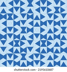 Resumen de diseño de patrones vectoriales geométricos de tecnología azul y cian. Triangular naranja, textura moderna y elegante, diseño de patrones geométricos.