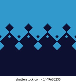Abstract blue and cyan tiling inspired by Alice in Wonderland. 