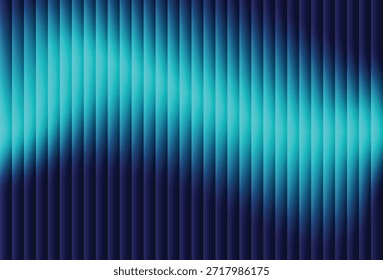 Fondo degradado de Vertical azul y cian Abstractas con rayas ligeras suaves y diseño minimalista moderno.