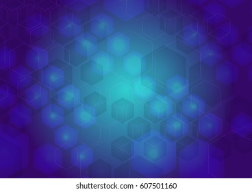 abstract blue cyber background, vector
